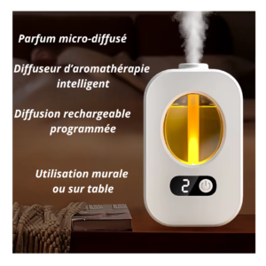 Diffuseur LED d’Ambiance & Recharges Parfumées – Parfum au Choix